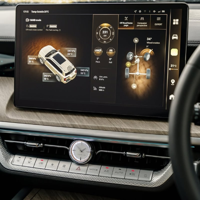 tank 500 Offroad Display